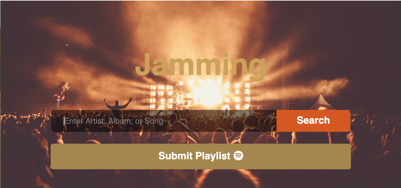 Jamming-A Spotify Playlist Builder